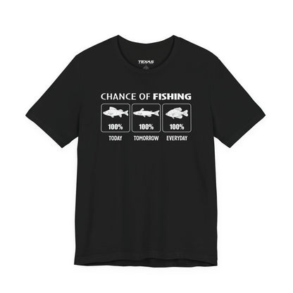 Chance of Fishing — Unisex Cotton Tee