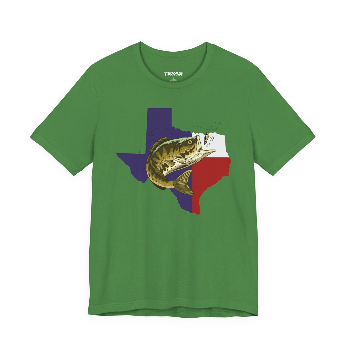 Texas Bass Fishing — Unisex Cotton Tee