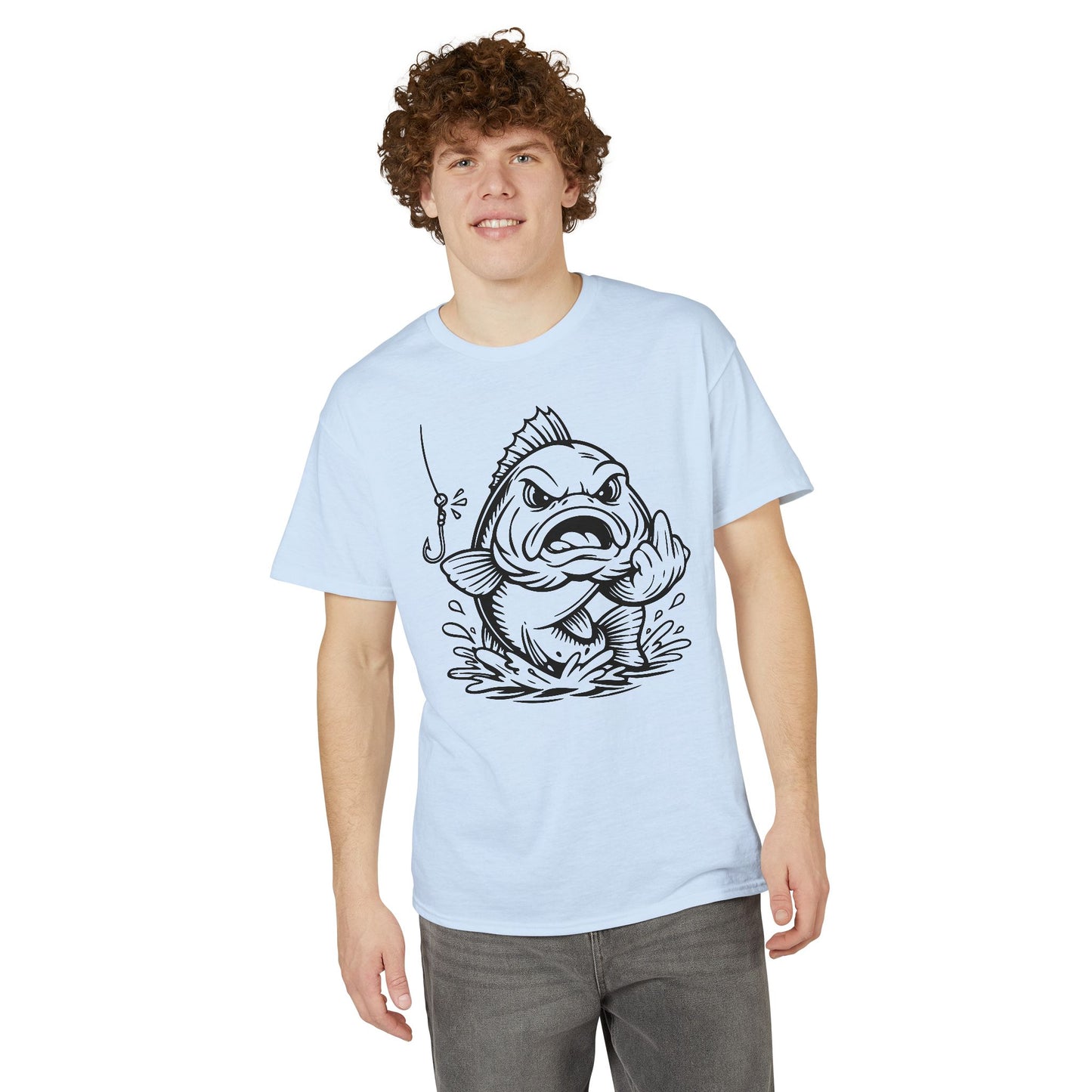 Flipping the Fin — Unisex DryBlend® T-Shirt