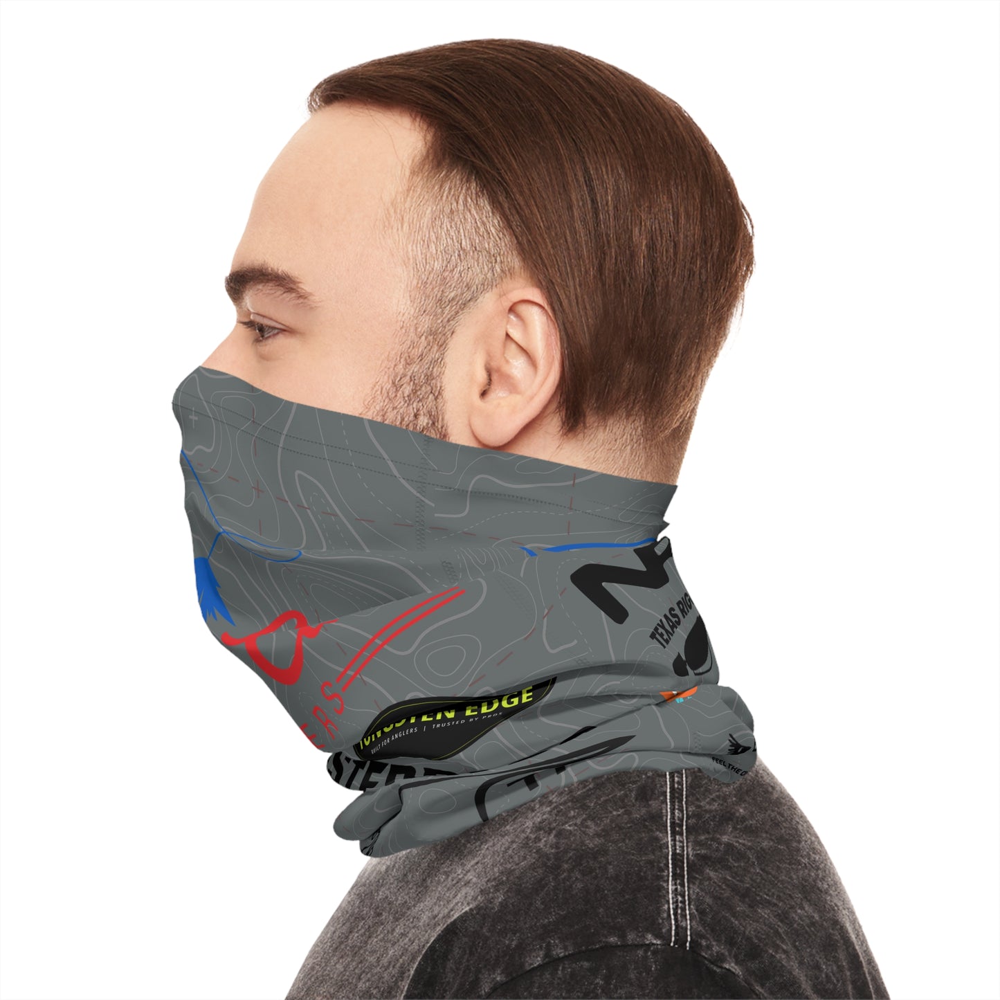Dave Carrasco Dark Gray — Unisex Neck Gaiter (SPF 50+)