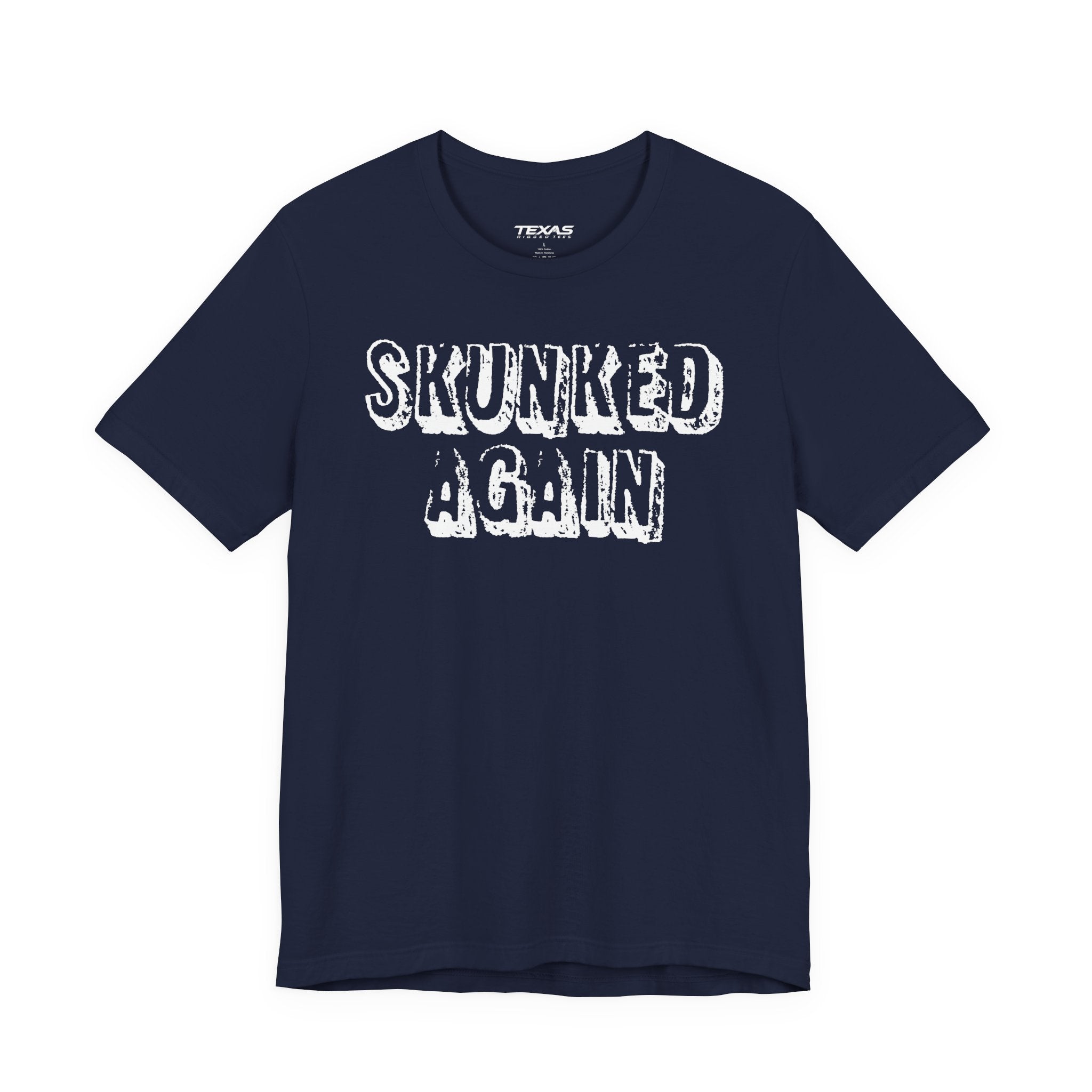 Skunked Again — Unisex Cotton Tee