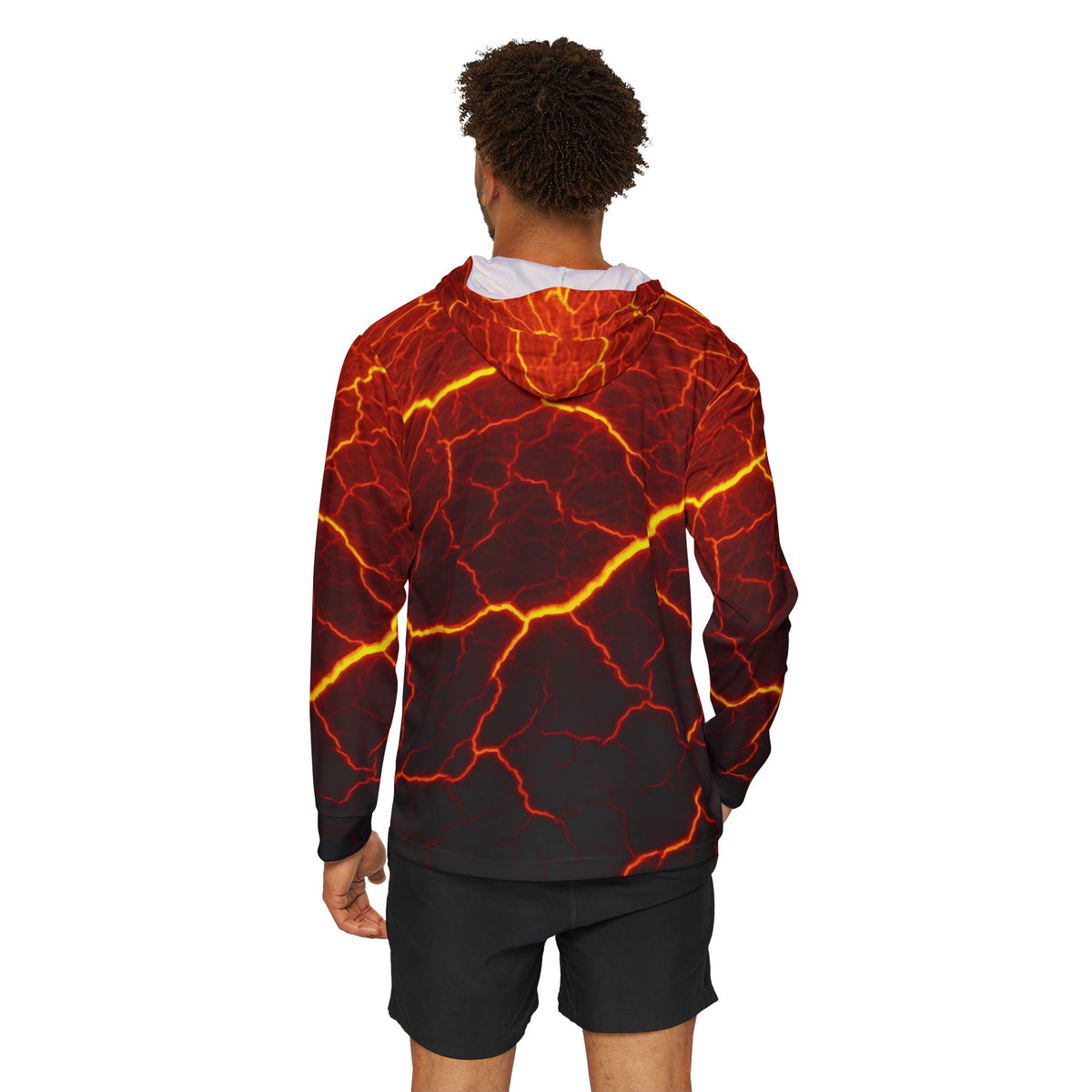 Molten Magma — Unisex Fishing Pullover Hoodie (SPF 50+)