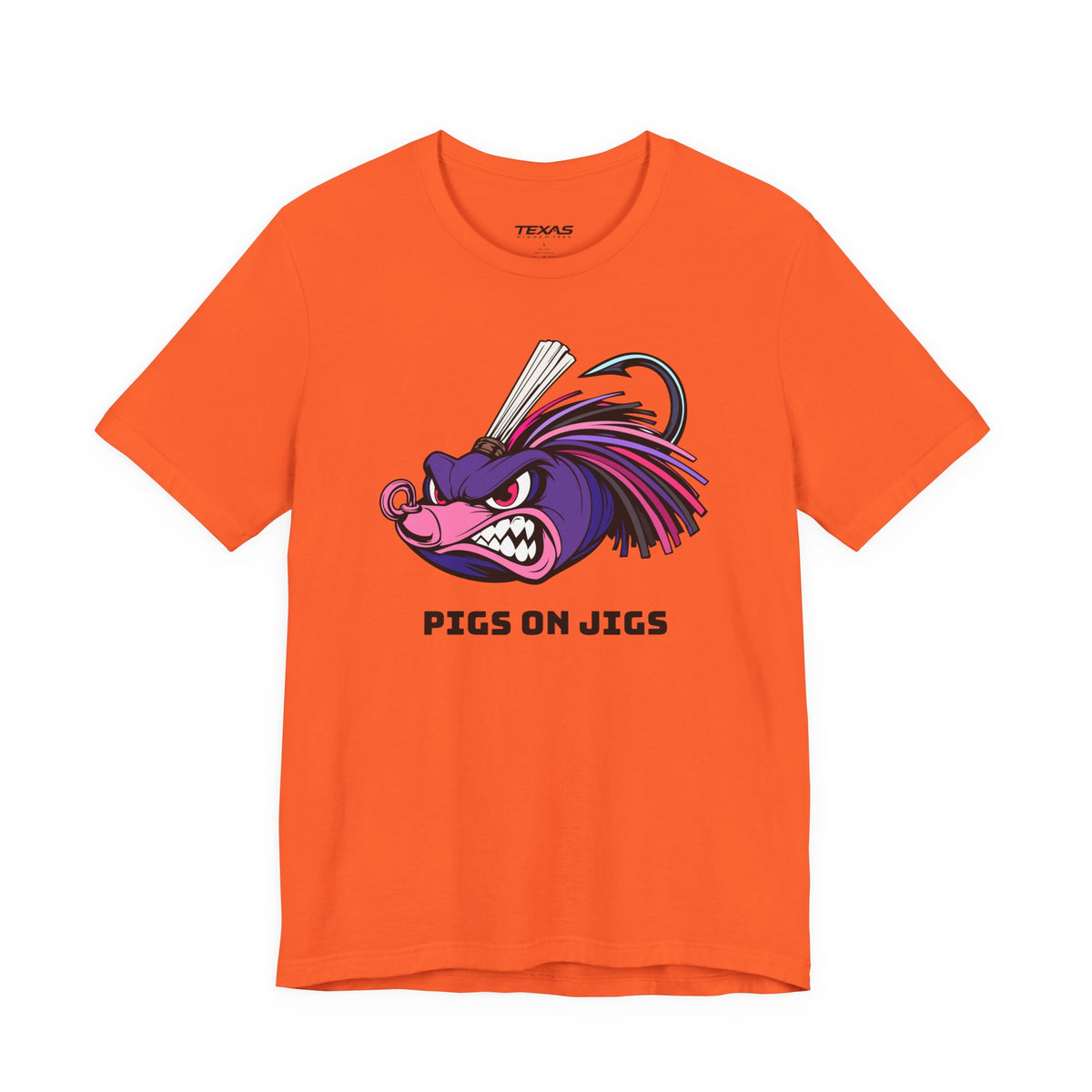 Pigs on Jigs — Unisex Cotton Tee