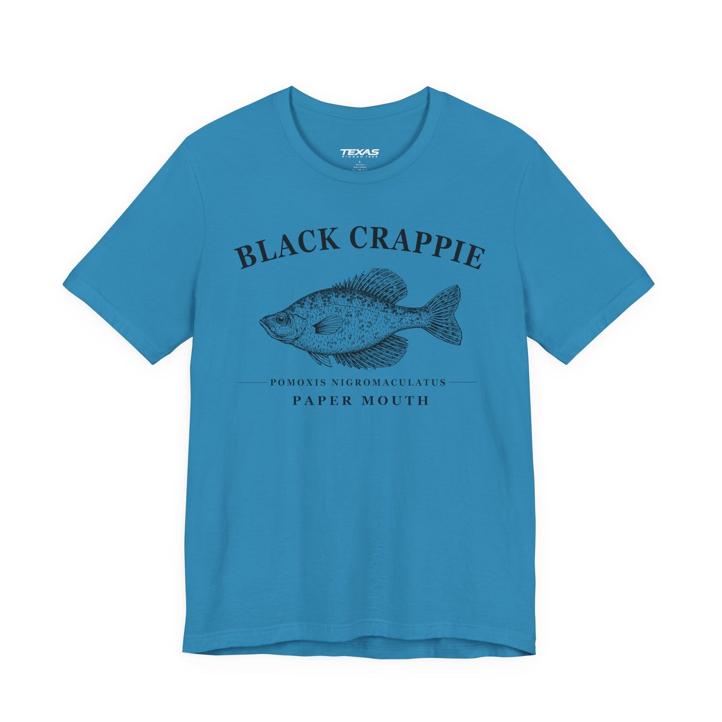 Black Crappie — Unisex Cotton Tee