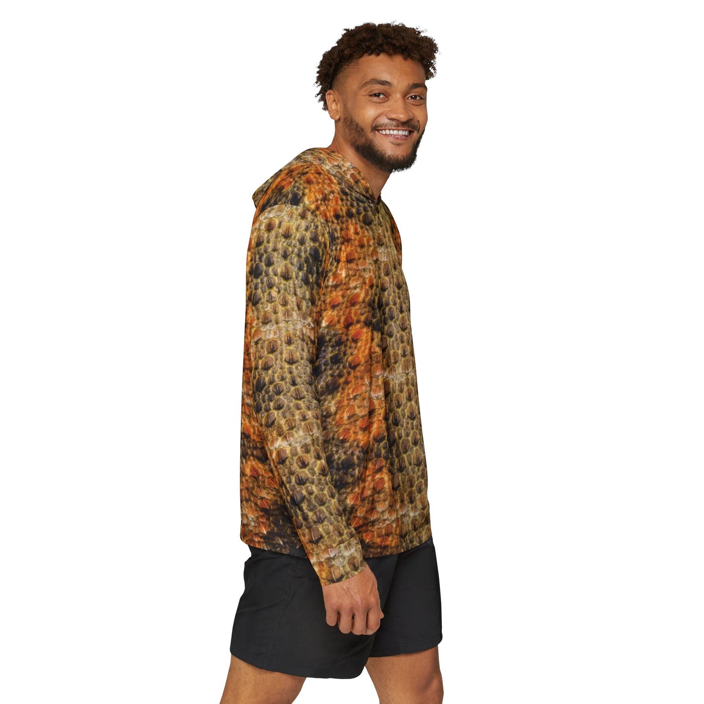 Bearded Dragon — Unisex Fishing Pullover Hoodie (SPF 50+)