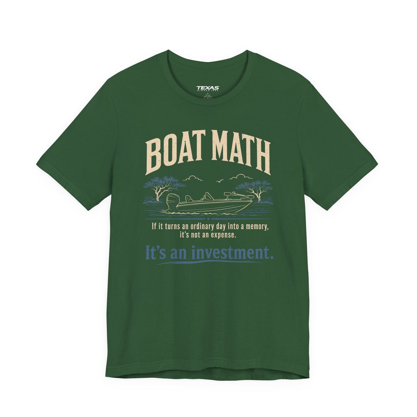 Boat Math — Unisex Cotton Tee