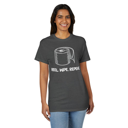 Reel. Wipe. Repeat. — Unisex DryBlend® T-Shirt