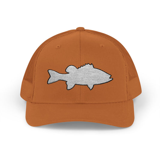 Bass Silhouette — Embroidered Baseball Cap