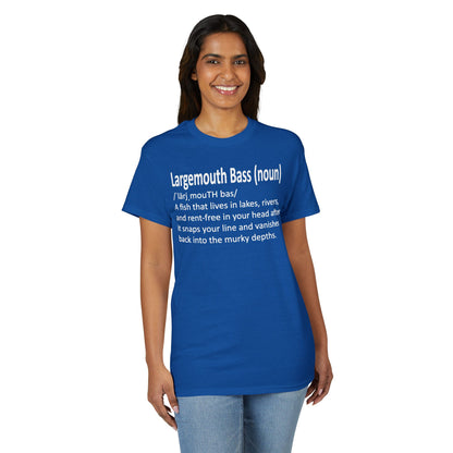 Largemouth Bass Defined — Unisex DryBlend® T-Shirt