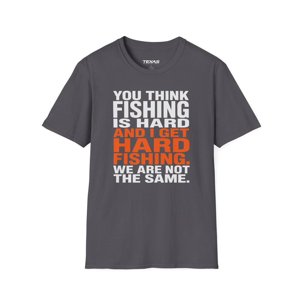 Hard Fishing — Unisex Cotton Tee