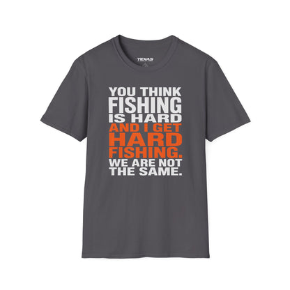 Hard Fishing — Unisex Cotton Tee