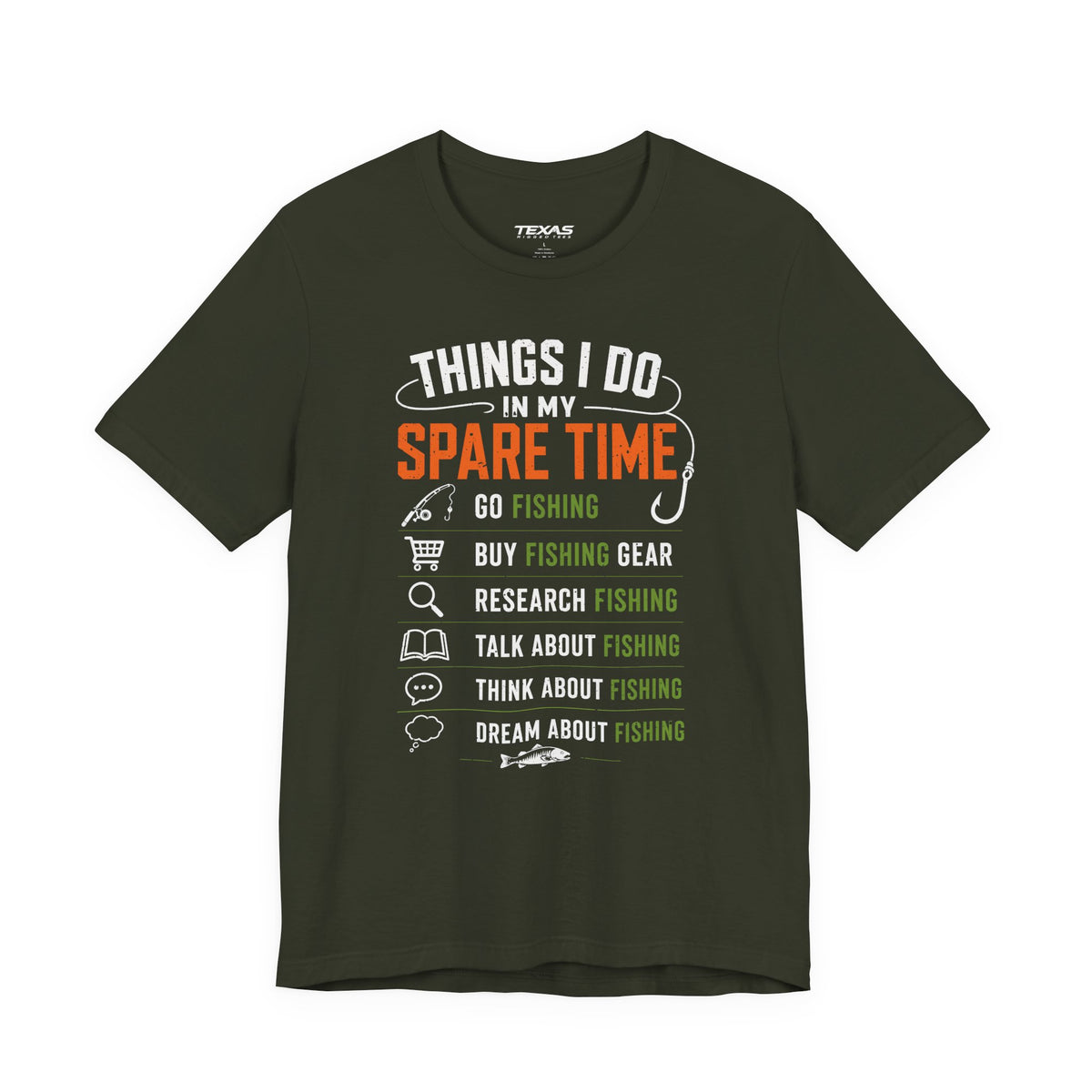 Things I Do in My Spare Time — Unisex Cotton Tee