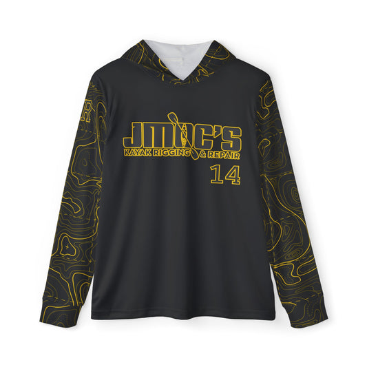 JR Mocaby Baseball Jersey Contour Lines Sleeves Black & Gold