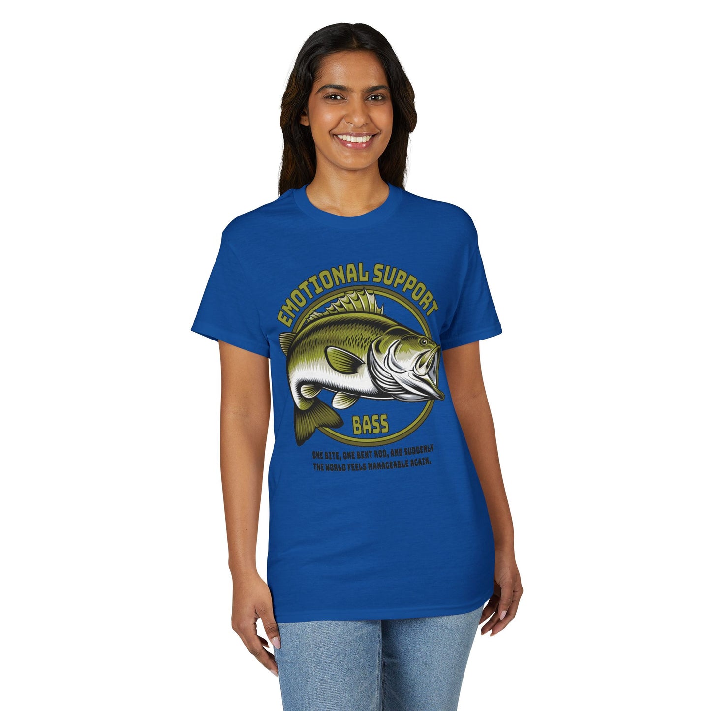 Emotional Support Bass — Unisex DryBlend® T-Shirt
