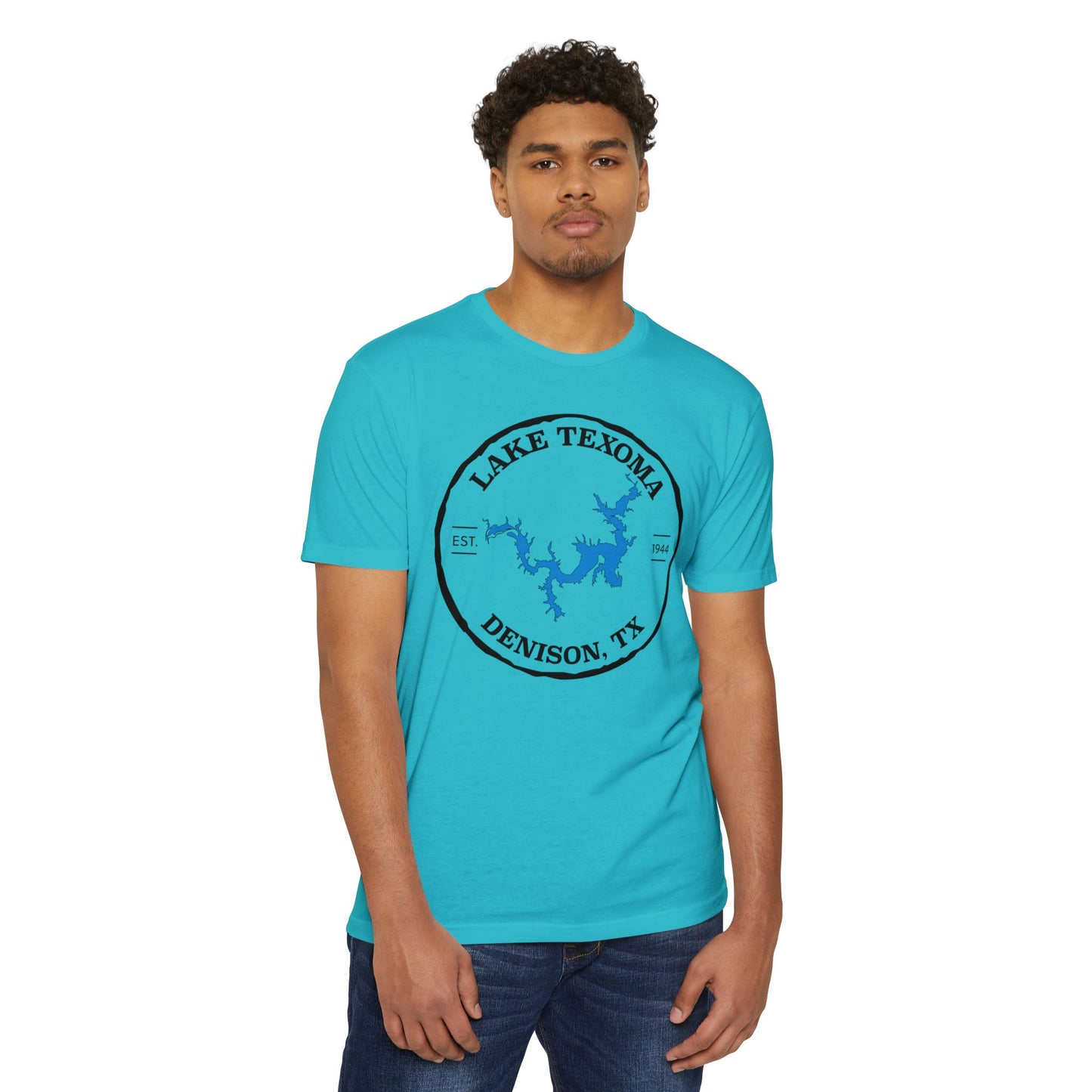 Lake Texoma — Unisex Cotton-Poly Blend T-Shirt