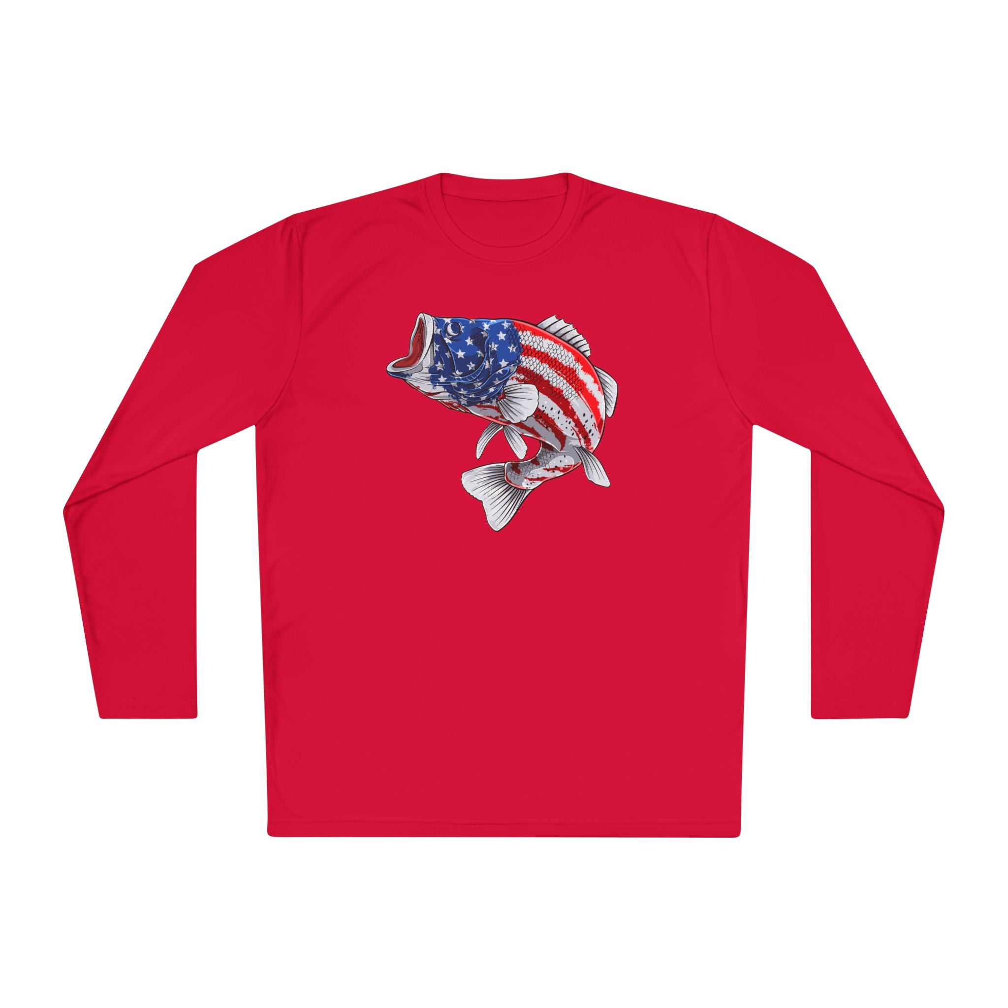 Patriotic Bass — Unisex Long Sleeve T-Shirt