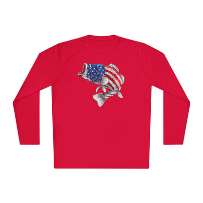 Patriotic Bass — Unisex Long Sleeve T-Shirt