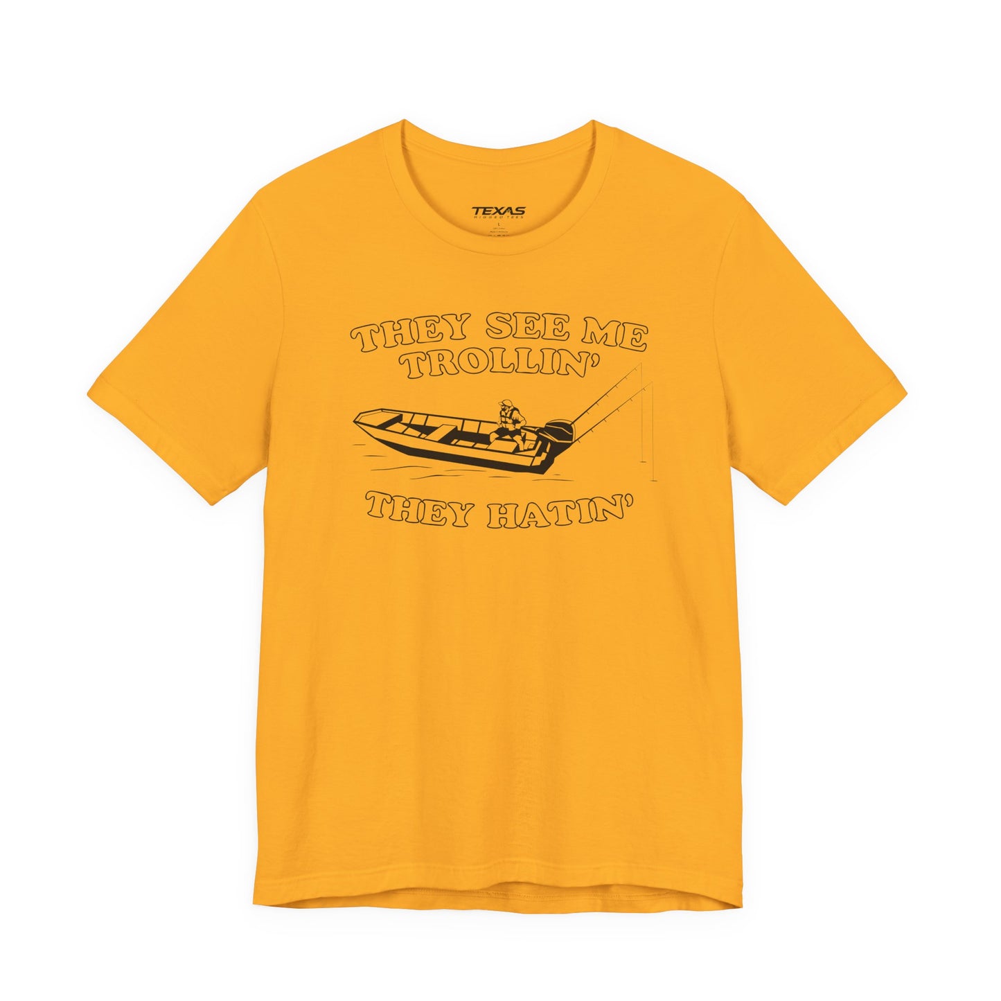 They See Me Trollin’, They Hatin’ — Unisex Cotton Tee