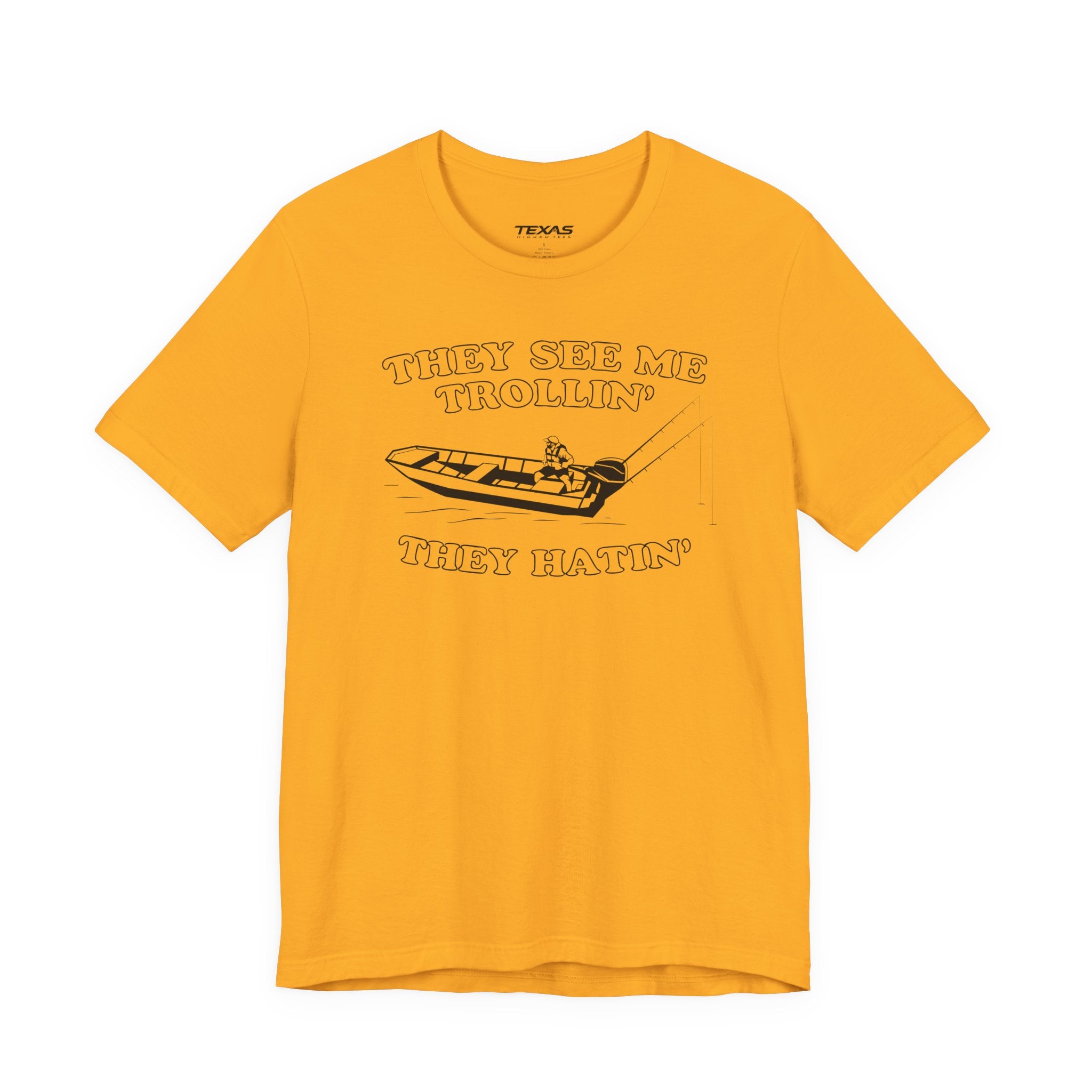 They See Me Trollin’, They Hatin’ — Unisex Cotton Tee