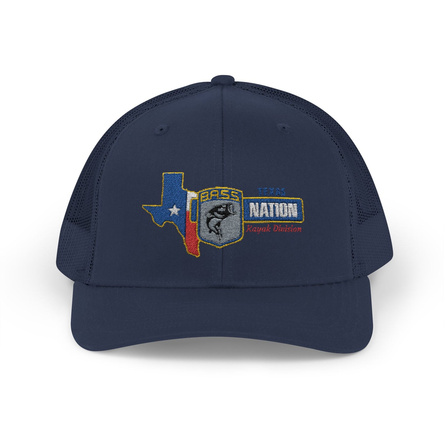 Texas BASS Nation (Kayak Division) — Embroidered Baseball Cap