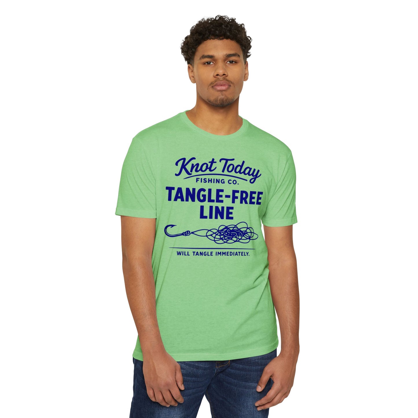 Knot Today Fishing Co. — Unisex Cotton-Poly Blend T-Shirt