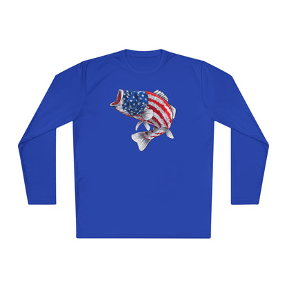 Patriotic Bass — Unisex Long Sleeve T-Shirt