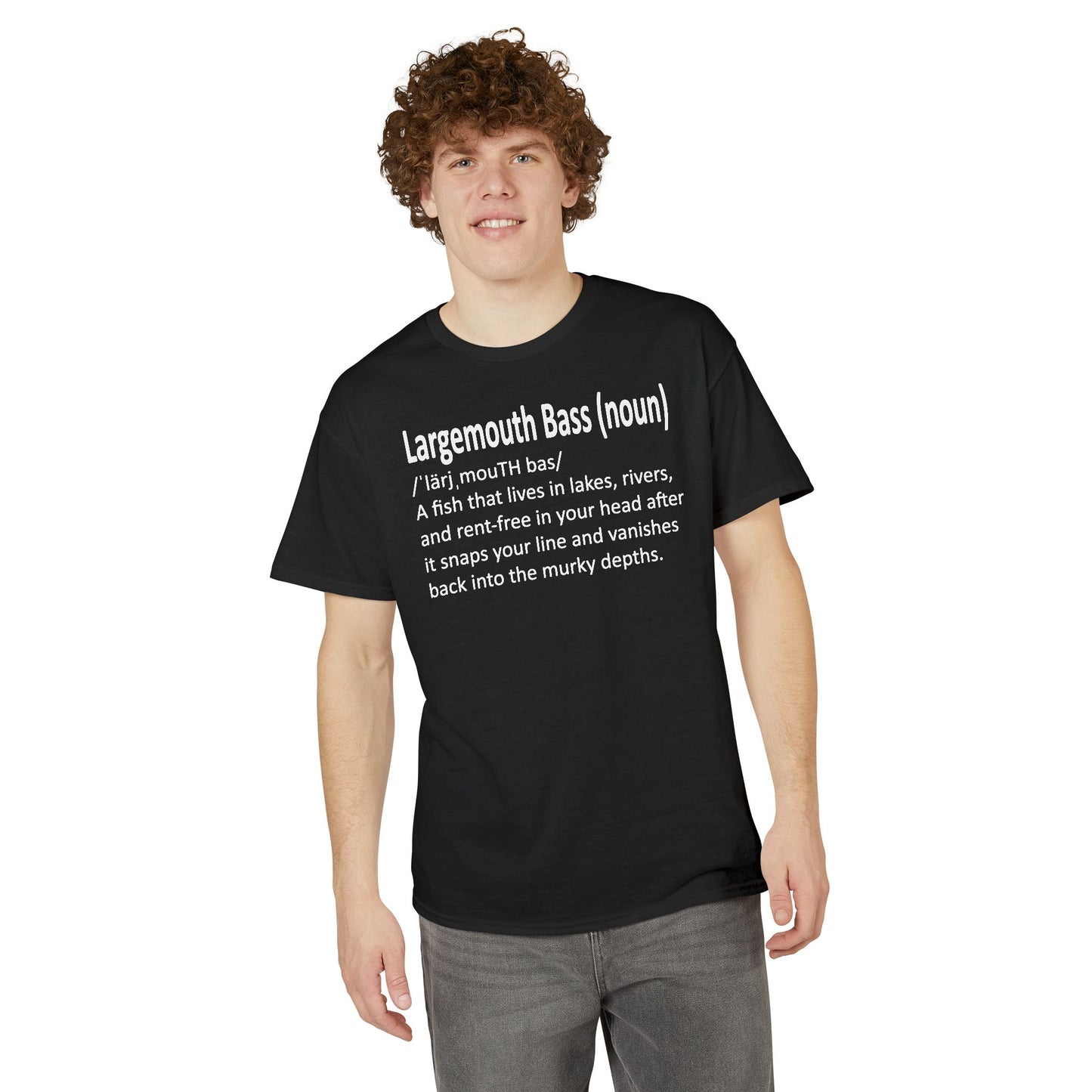 Largemouth Bass Defined — Unisex DryBlend® T-Shirt