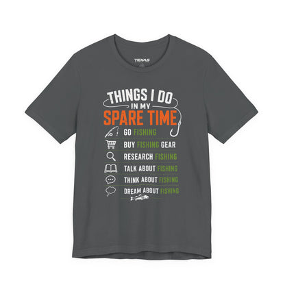 Things I Do in My Spare Time — Unisex Cotton Tee