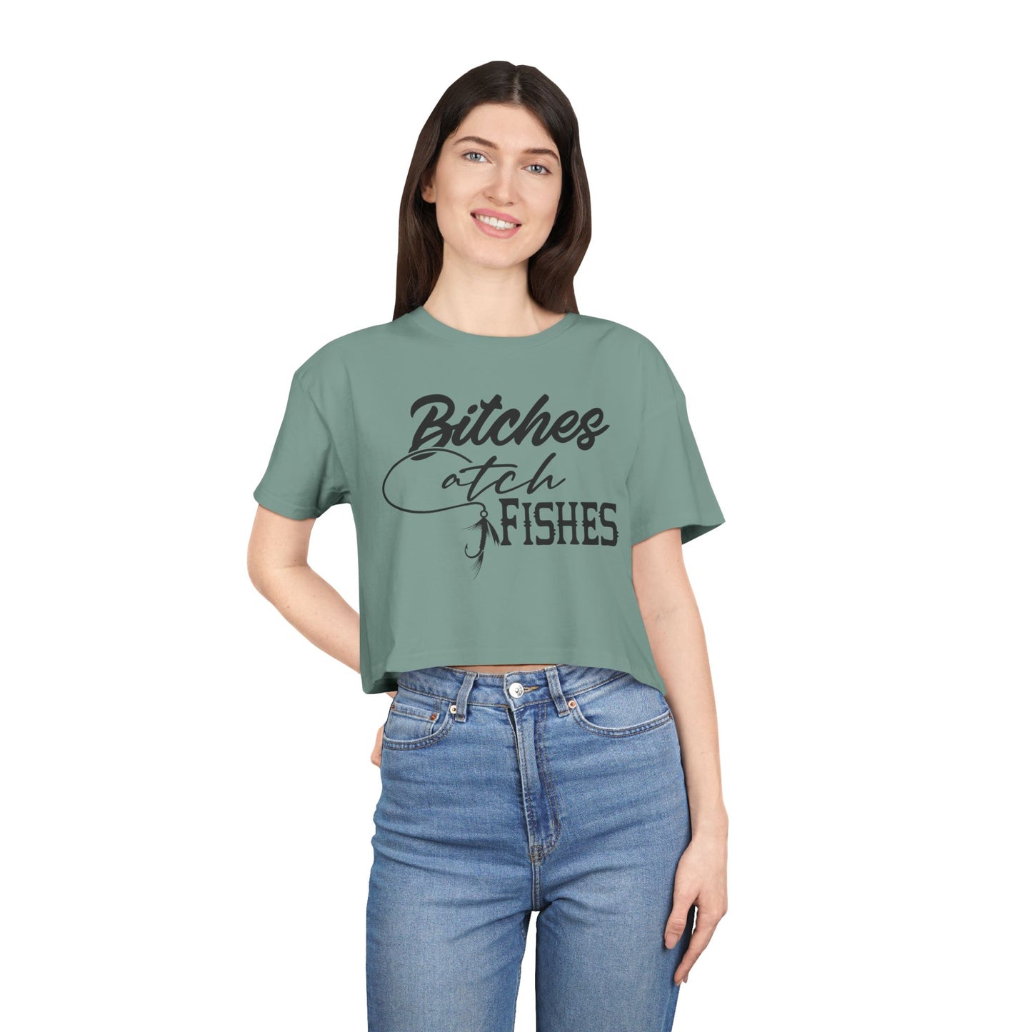 Bitches Catch Fishes — Women’s Crop Top