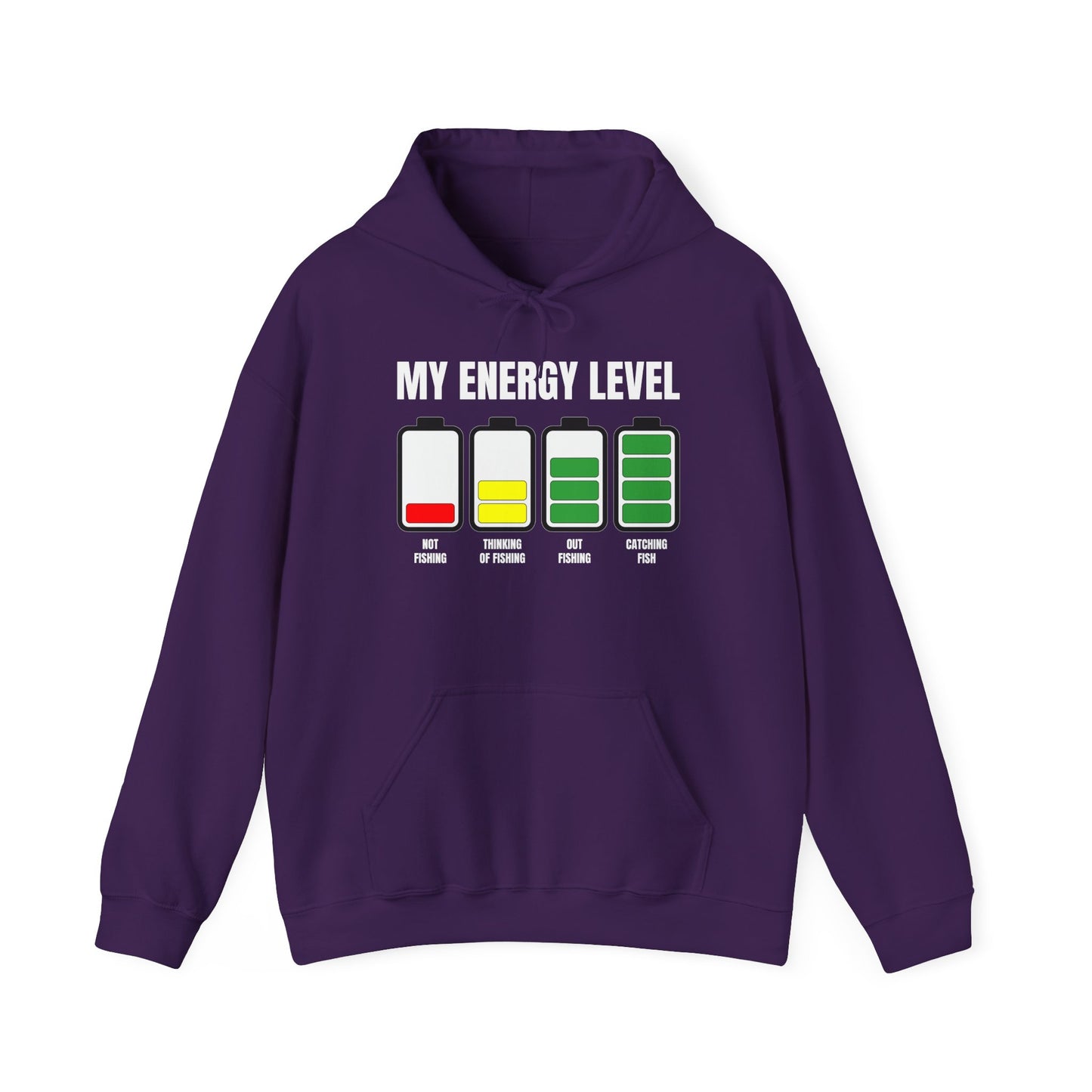 My Energy Level — Unisex Hooded Sweatshirt
