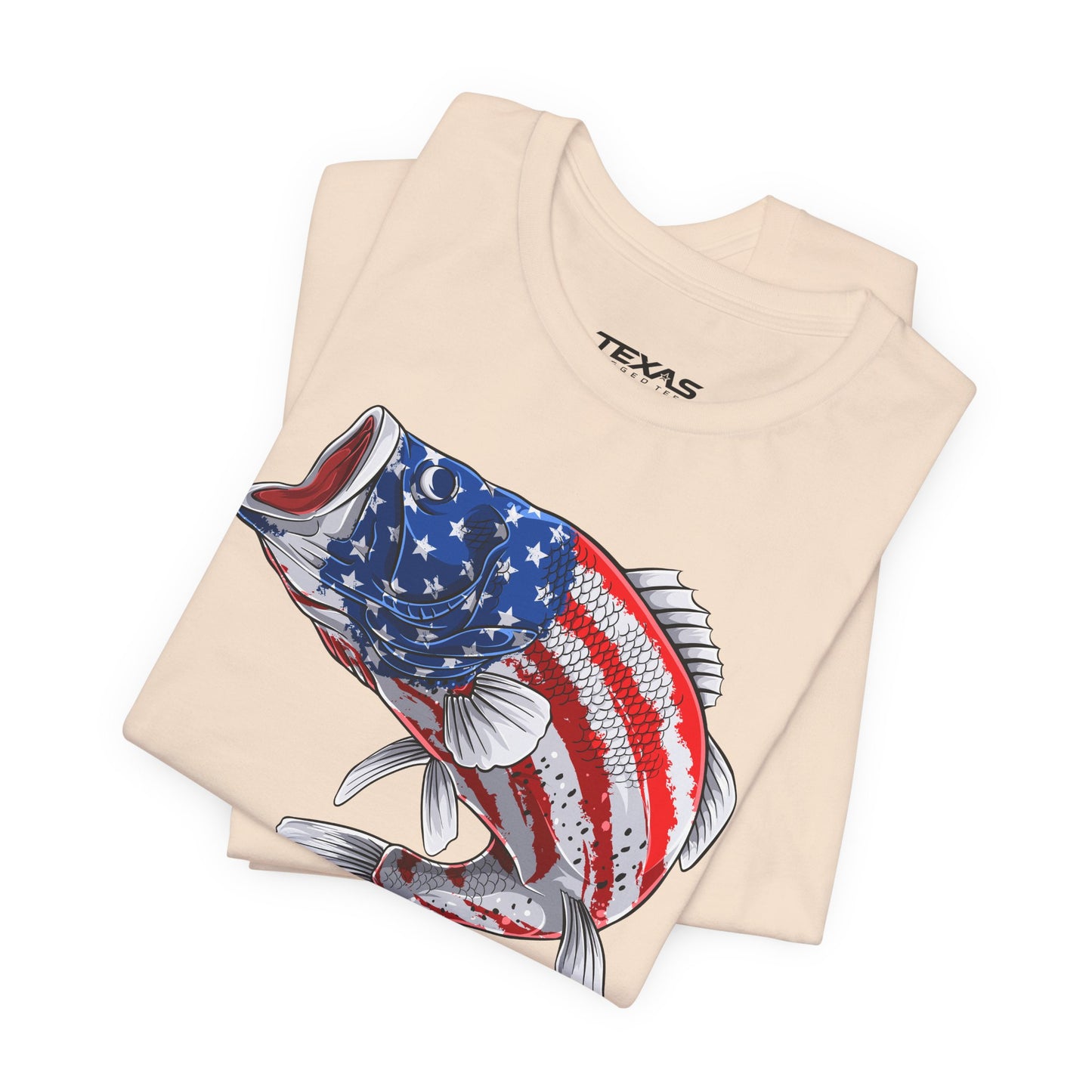 Patriotic Bass — Unisex Cotton Tee