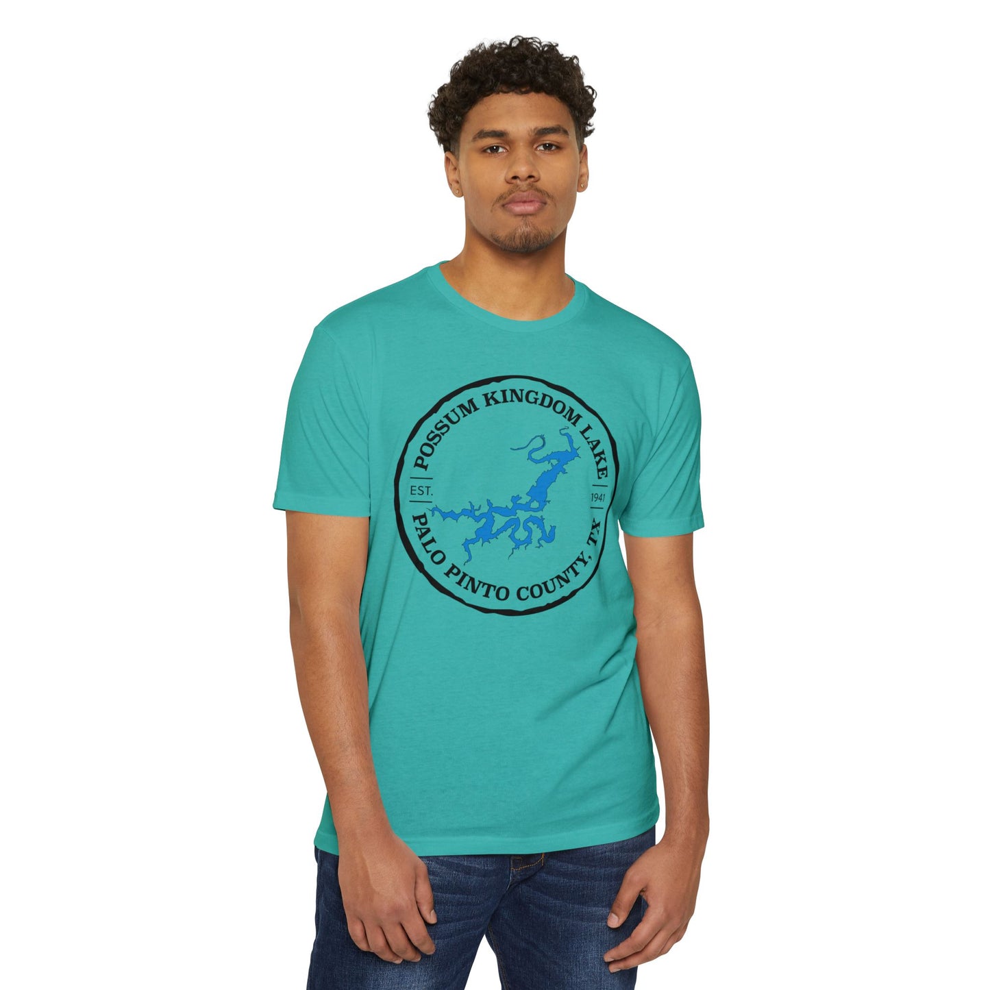 Possum Kingdom Lake — Unisex Cotton-Poly Blend T-Shirt