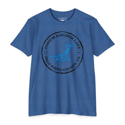 Possum Kingdom Lake — Unisex Cotton-Poly Blend T-Shirt