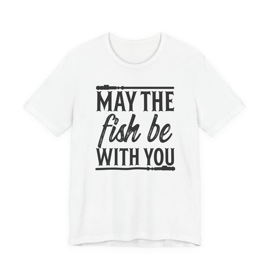 May the Fish Be With You — Unisex Cotton Tee