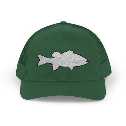 Bass Silhouette — Embroidered Baseball Cap