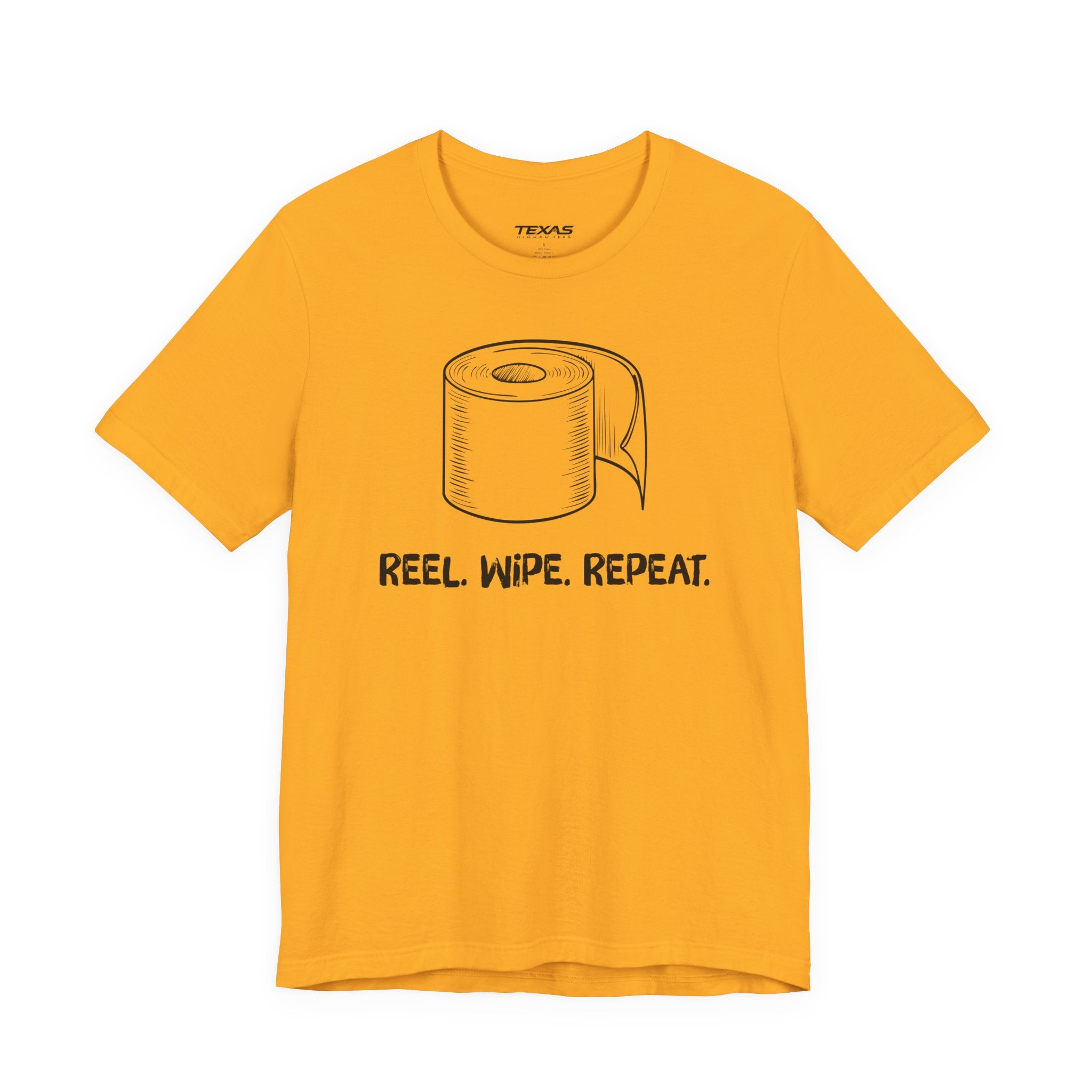 Reel. Wipe. Repeat. — Unisex Cotton Tee