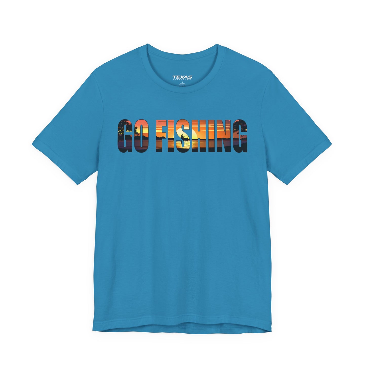 Go Fishing — Unisex Cotton Tee