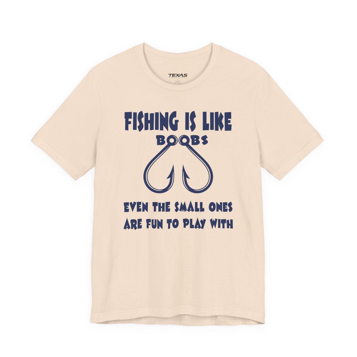 Fishing Is Like Boobs — Unisex Cotton Tee
