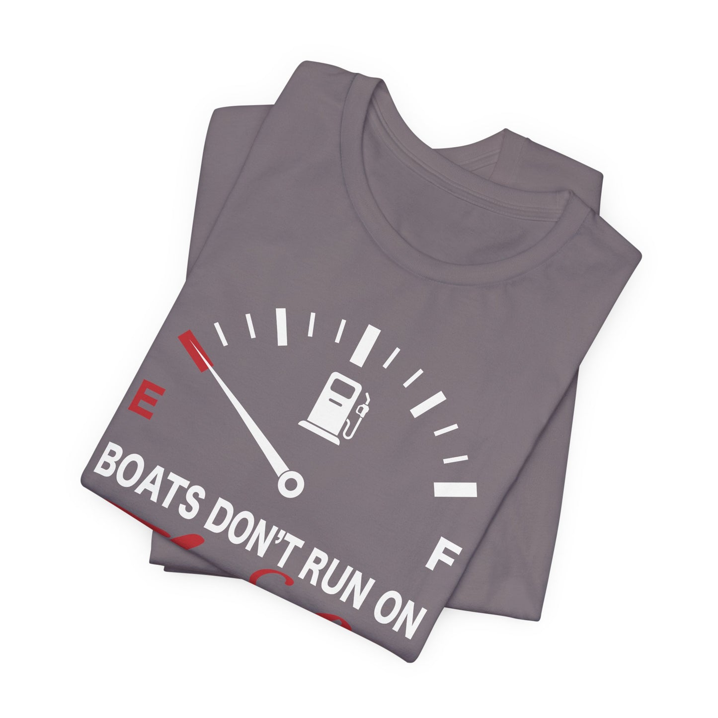 Boats Don’t Run on Thanks — Unisex Cotton Tee