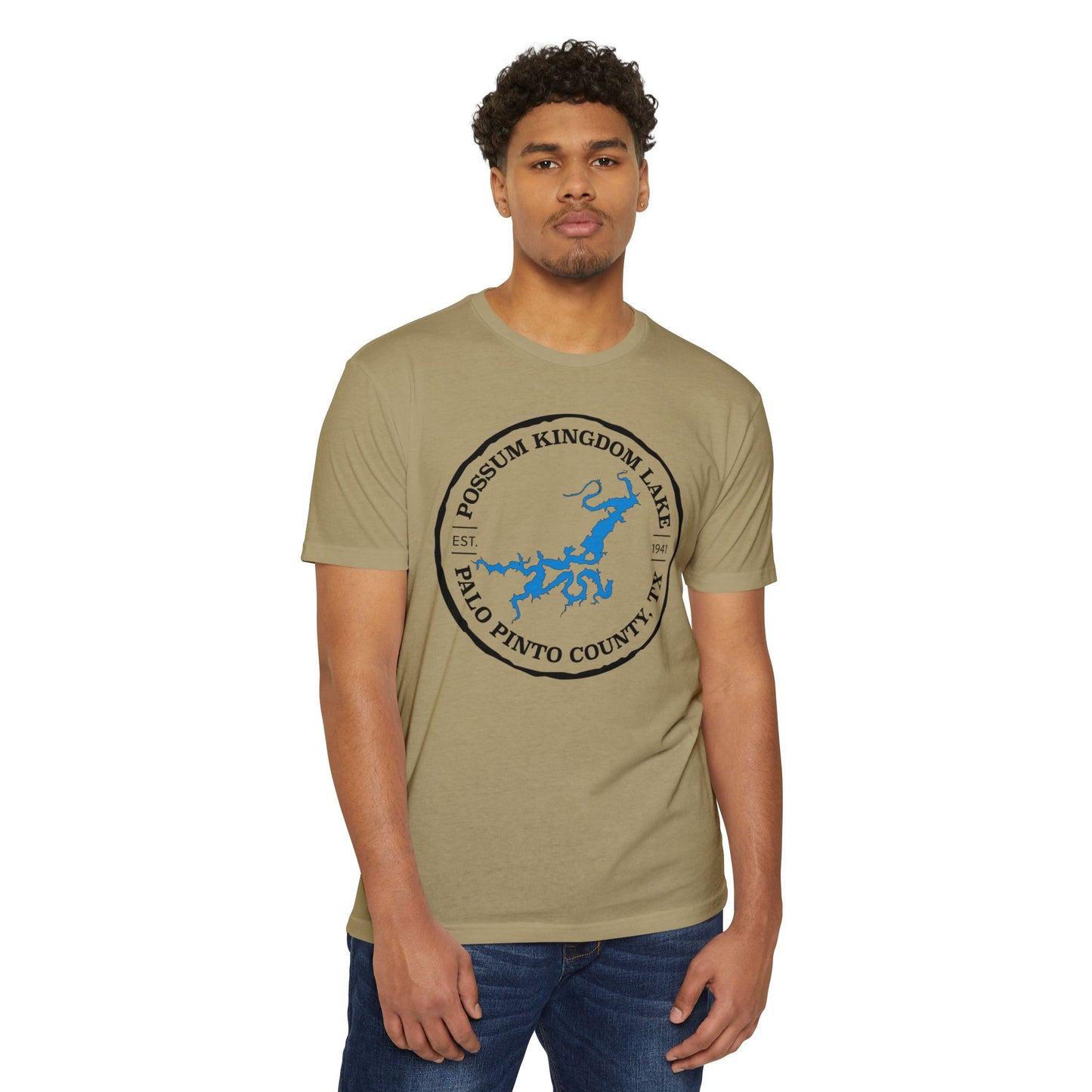 Possum Kingdom Lake — Unisex Cotton-Poly Blend T-Shirt