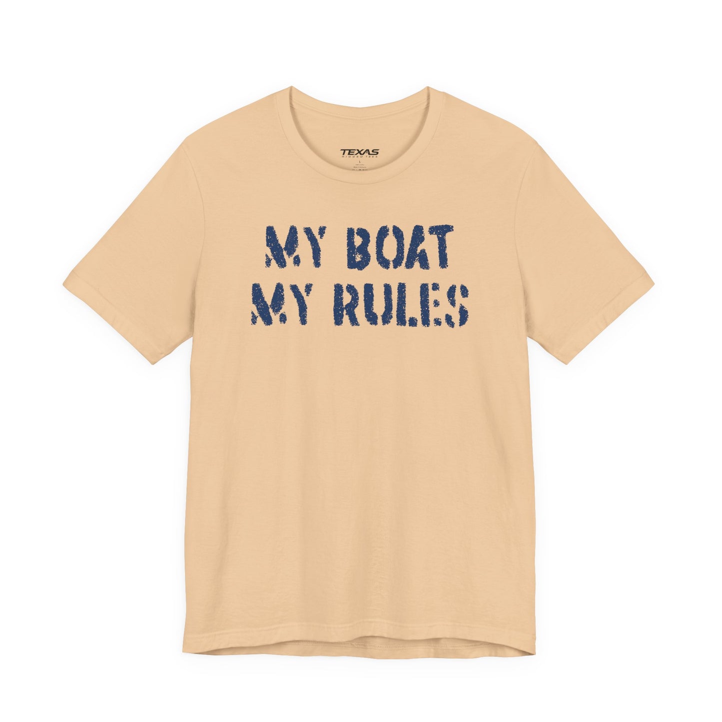My Boat My Rules — Unisex Cotton Tee