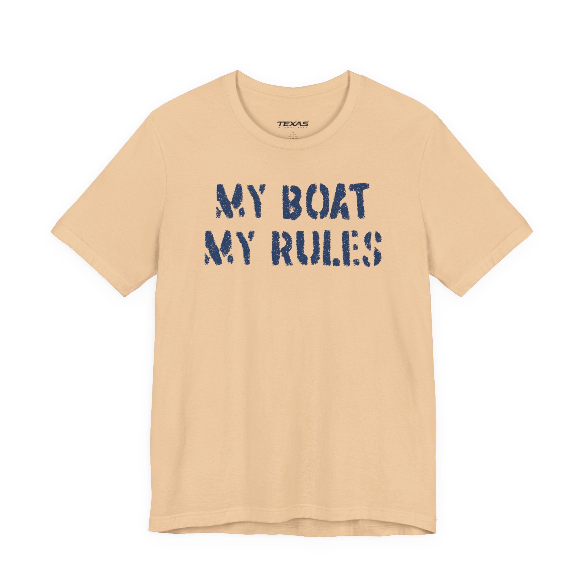 My Boat My Rules — Unisex Cotton Tee