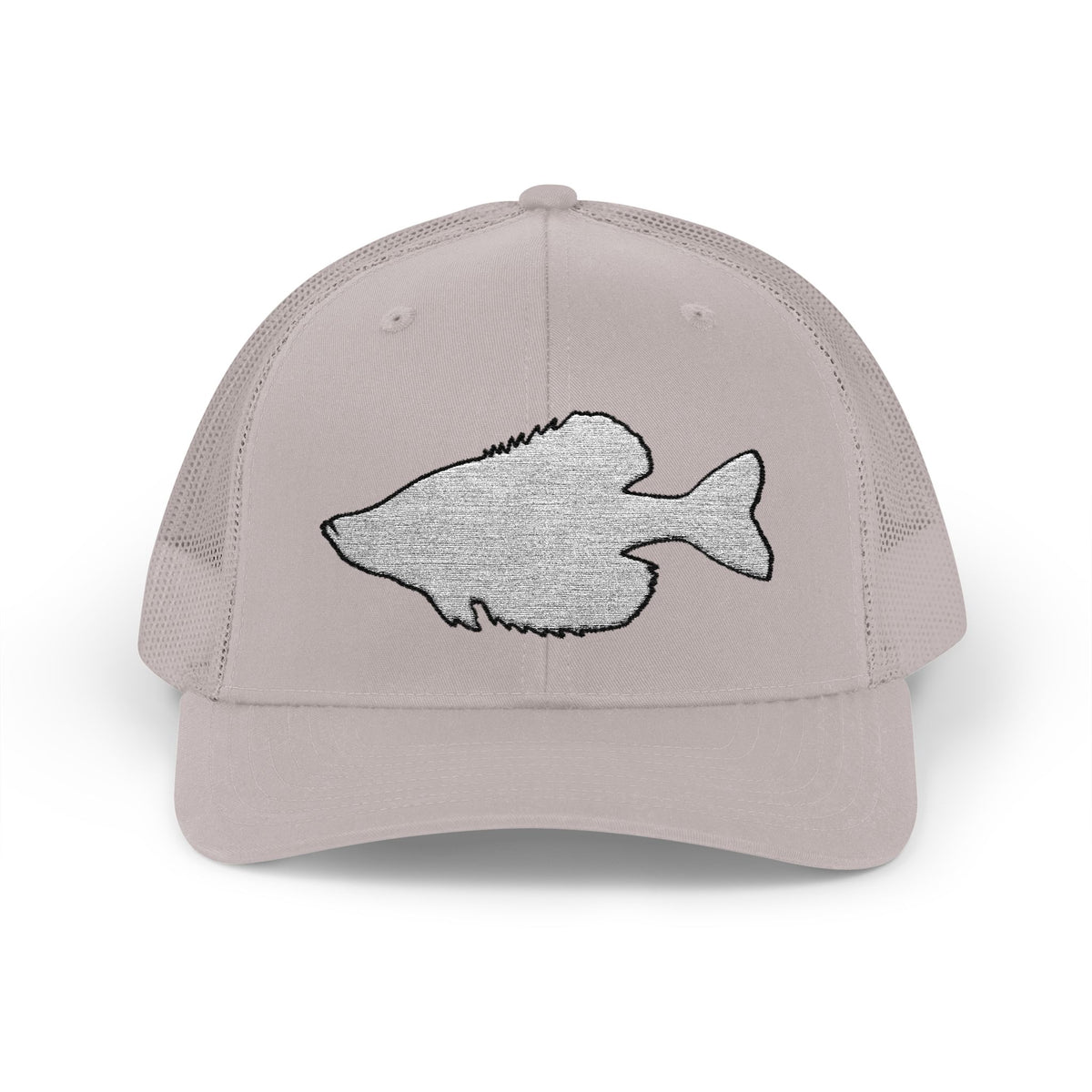Crappie Silhouette — Embroidered Baseball Cap