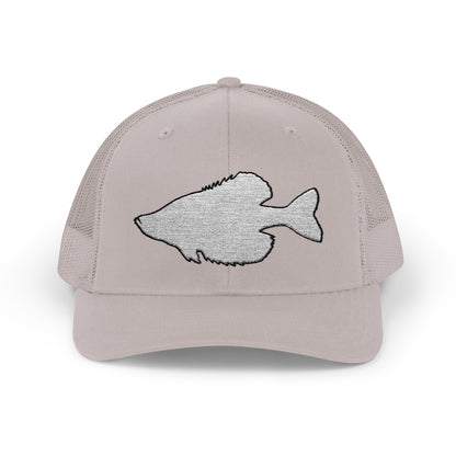 Crappie Silhouette — Embroidered Baseball Cap