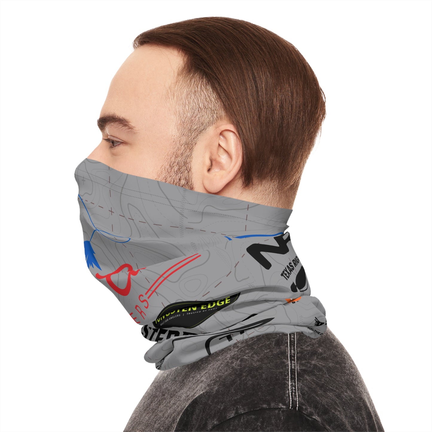 Dave Carrasco Medium Gray — Unisex Neck Gaiter (SPF 50+)