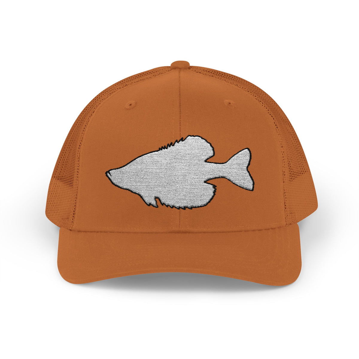Crappie Silhouette — Embroidered Baseball Cap