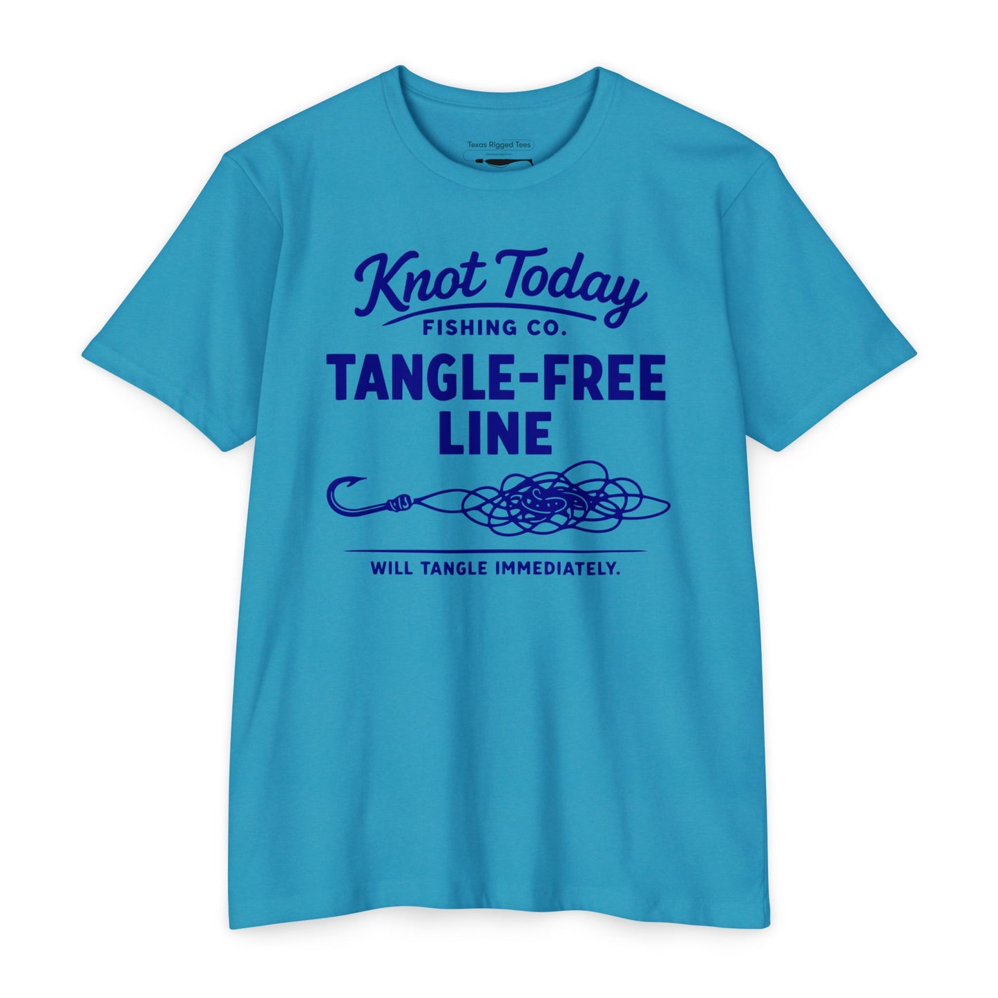 Knot Today Fishing Co. — Unisex Cotton-Poly Blend T-Shirt