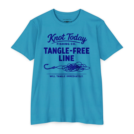 Knot Today Fishing Co. — Unisex Cotton-Poly Blend T-Shirt