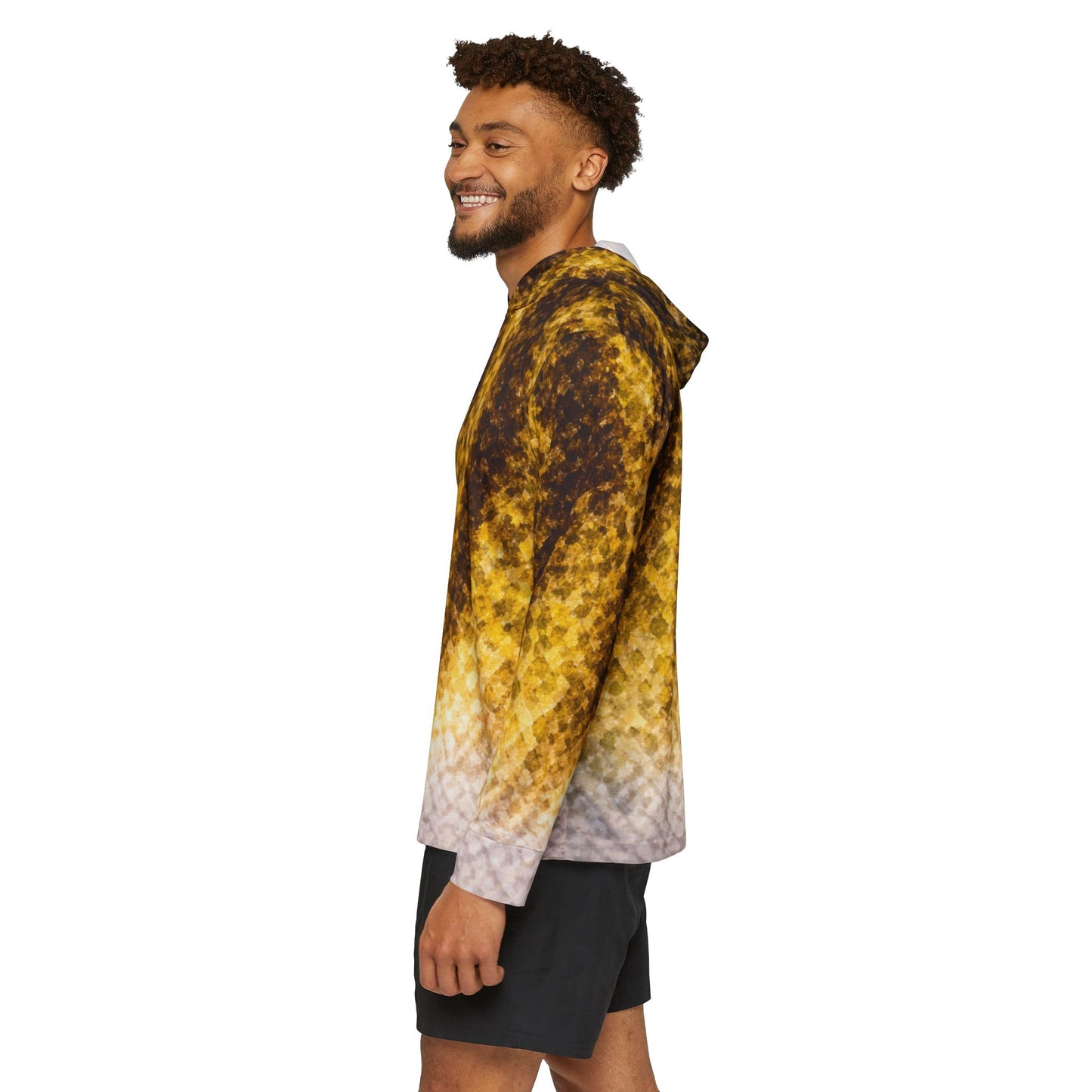 Smallmouth Bass — Unisex Fishing Pullover Hoodie (SPF 50+)