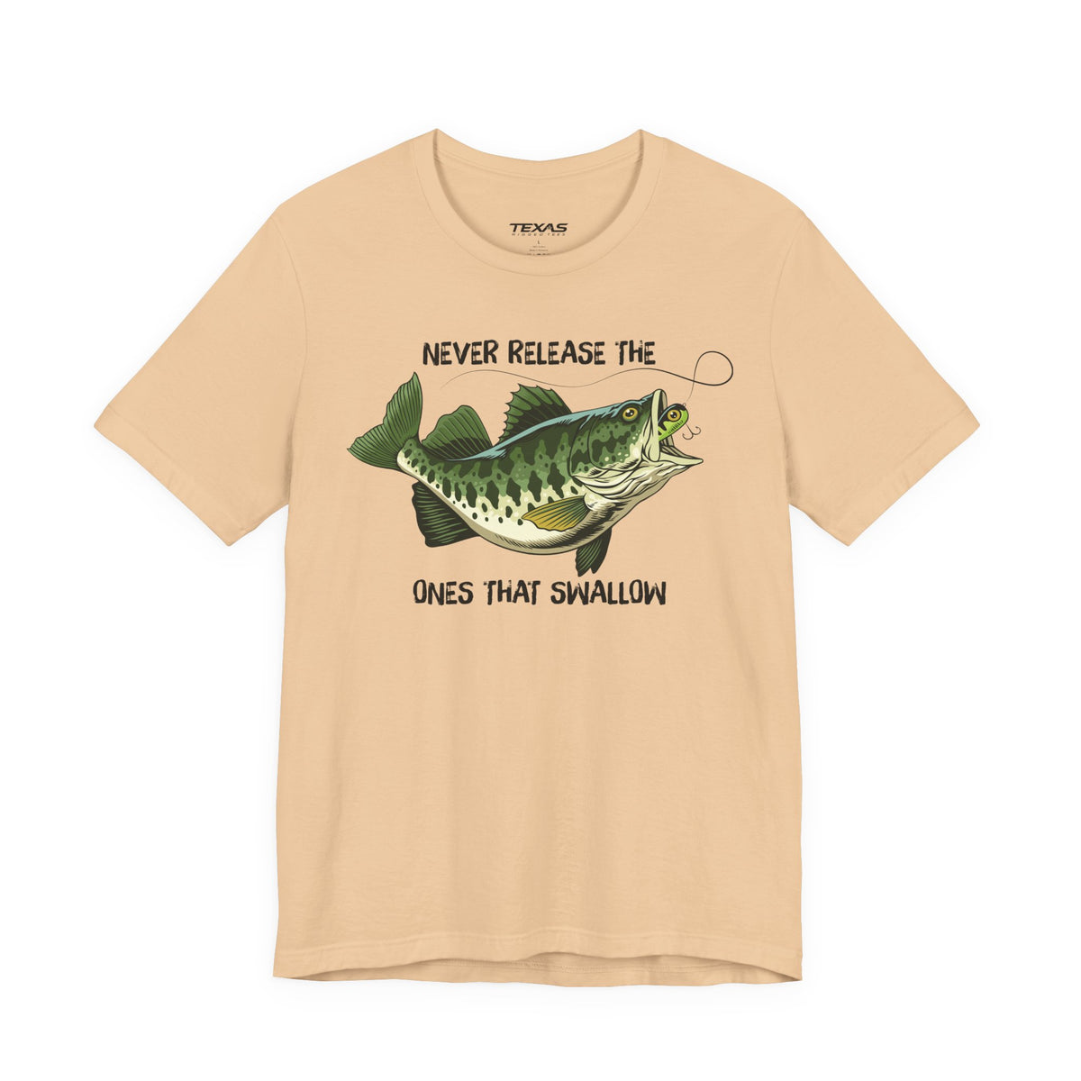 Never Release the Ones That Swallow — Unisex Cotton Tee